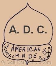 Acorn Doll Company doll mark ADC American Made
