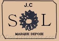 Jean Caron doll mark JC S flower symbol L