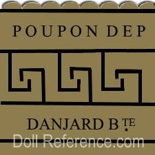 Danjard doll mark Poupon Dep