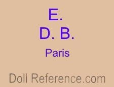 Daspres doll mark EDB Paris