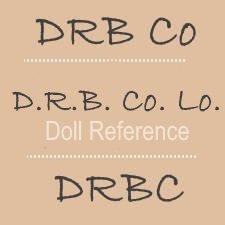 Dean's Rag Book doll mark DRB Co, D.R.B. Co. Lo., DRBC