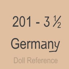 Fritz Dressel doll mold 201 Germany