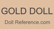 Eegee doll mark Gold Doll