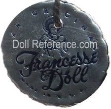 Francesse doll mark label tag