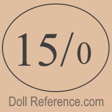 German doll mark circle symbol 15/0