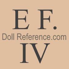 German doll mark EF. IV