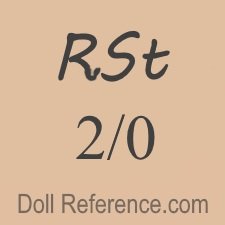 German doll mark RSt 2/0