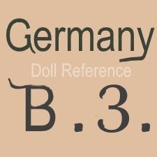 William Goebel doll mark Germany B3