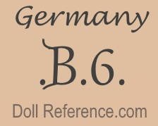 William Goebel doll mark Germany B6