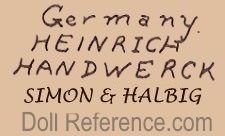 Heinrich Handwerck Germany Heinrich Handwerck Simon & Halbig