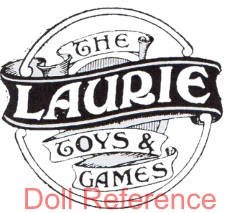 Laurie Hansen & Company doll mark The Laurie Toys & Games tag