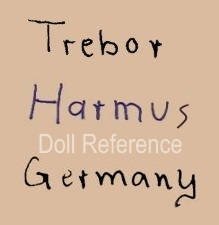 Carl Harmus doll mark Trebor Harmus Germany