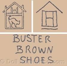 Hertwig doll mark Buster Brown Shoes