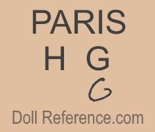Paris H.G. doll mark, on bisque heads, on bottom boots