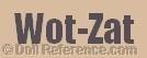 Thomas H. Hindle doll mark Wot-Zat