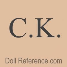 Katagini Brothers doll mark C.K.