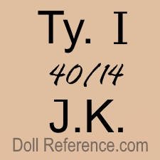 John Kehagias doll mark Ty.I 40/14 J.K.