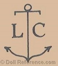 Leconte doll mark LC anchor symbol French