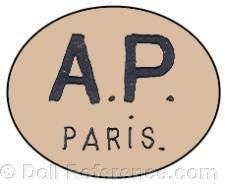 Les Arts du Papier doll mark AP Paris