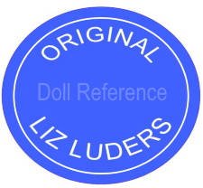 Liz Luders wood segmented doll mark