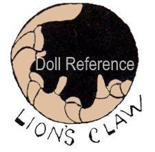 Ethel Elizabeth M. McCubbin doll mark lion's claw symbol