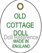 Old Cottage Toys & Dolls green label Made in England