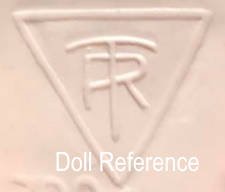 Theodor Reinke celluloid doll mark TR inside a triangle