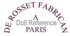 J. Rosset mechanical doll mark De Rosset Fabrican A Paris