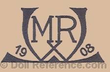Max Rudolph doll mark MRW 1908