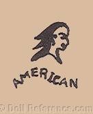 Louis Sametz doll mark American Indian head symbol American