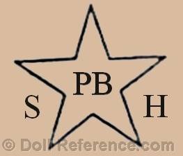 Schöenau & Hoffmeister doll mark SHPB
 star symbol