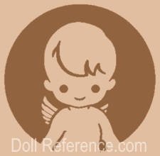 Shiba Company doll mark symbol boy inside circle