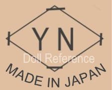 Ninyo Yamao doll mark YN in a diamond Made in Japan
