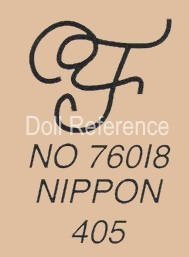 Yamato Importing doll mark FY intertwined No 76018 Nippon 405
