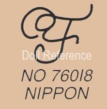 Yamato Importing doll mark FY intertwined No 76018 Nippon