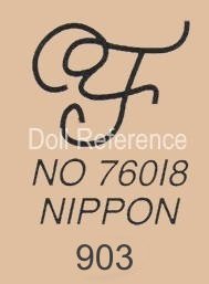 Yamato Importing doll mark FY intertwined No 76018 Nippon 903