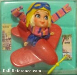 Mattel 3514 Liddle Kiddle Windy Fliddle doll 1967 