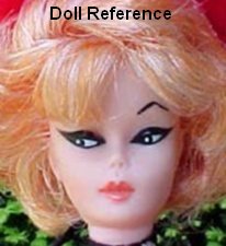 1960-1961 Allied Grand Hello Dolly doll face