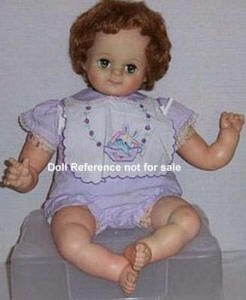1963 American Character Babie Babble doll, 23"