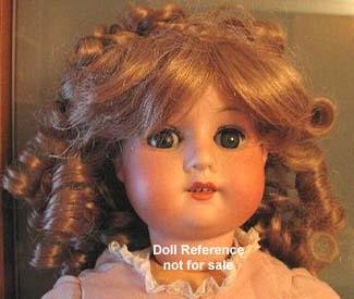 Mx Oscar Arnold antique bisque head doll for Welsch & Co