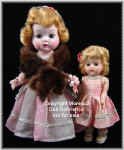 1957 Block Little Miss Addie doll, Little Miss Addie Sister doll 
