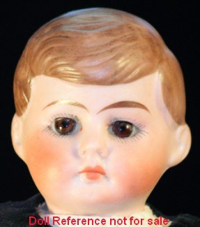1912+ Cuno & Otto Dressel Poppy Doll or American School Boy, face
