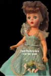 1958 Eegee Little Miss Debutante doll 10 1/2"