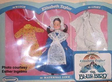 1976 Horsman Elizabeth Taylor doll, Blue Bird doll 11 1/2