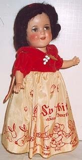 1938 Ideal Snow White doll 11"