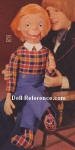Wards 1975 Juro Otis O'Brien ventriloquist puppet doll or vent figure, 30"