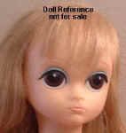 1964 Lonesome Lisa doll face, 20" by Royal
