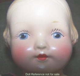 1920s Nibur Novelty Baby Doll, 12"