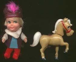 8705 Hasbro Storykins  Prince Charming doll & Horse