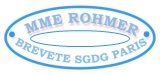 Mme. Rohmer kid body doll stamp, Mme Rohmer Brevete SGDG Paris